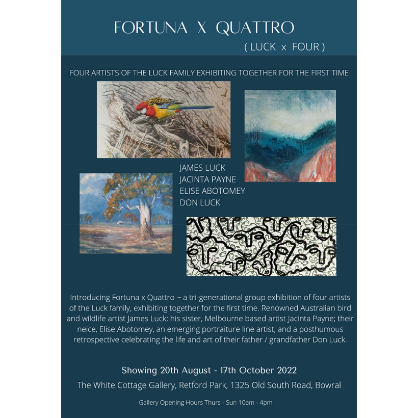 Fortuna x Quattro exhibition - works by Jacinta Payne