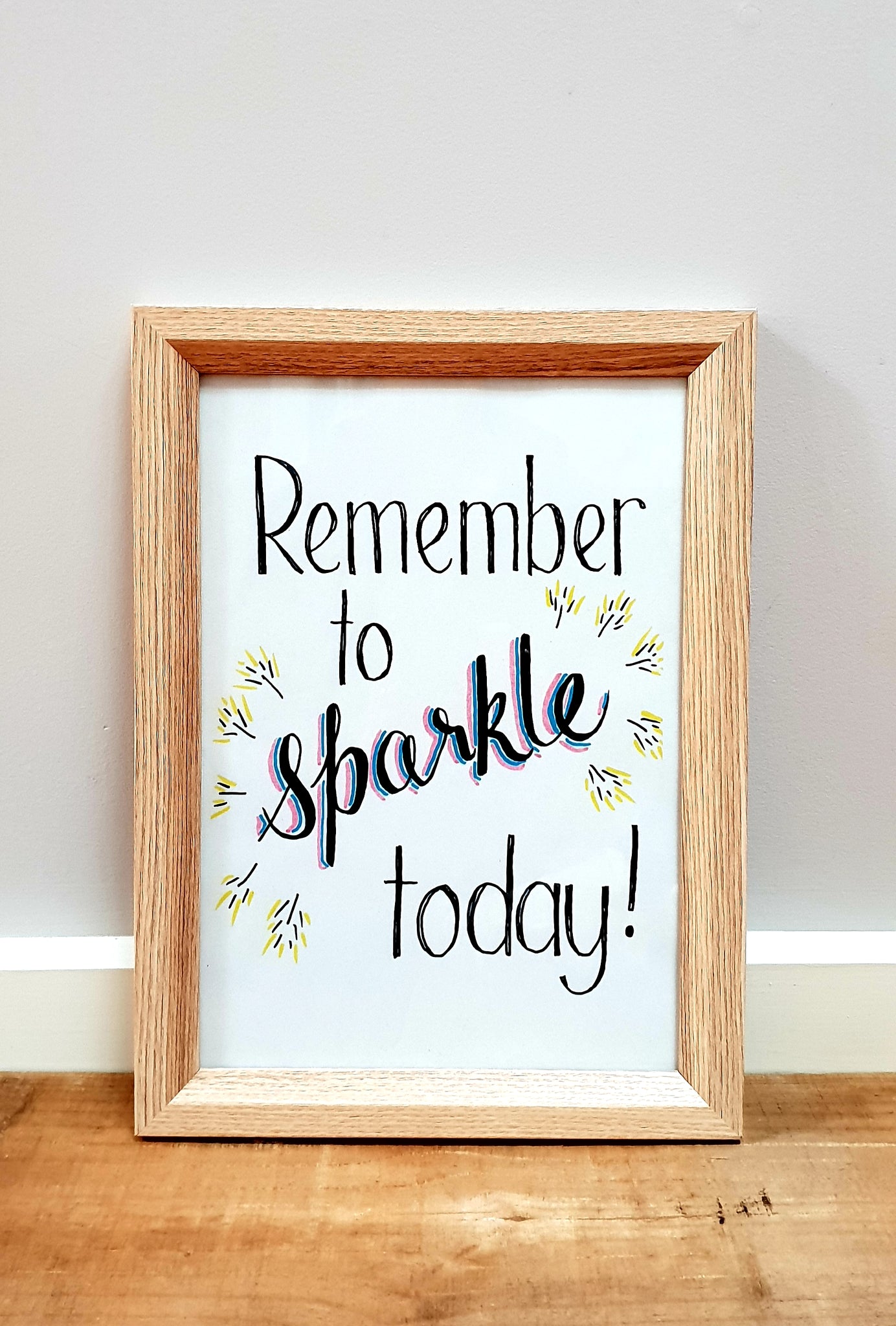"Remember to Sparkle Today!"  Nursery / Kids / Teenage decor / digital download