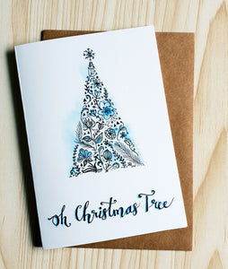 Oh Christmas Tree card by Minnie&Lou