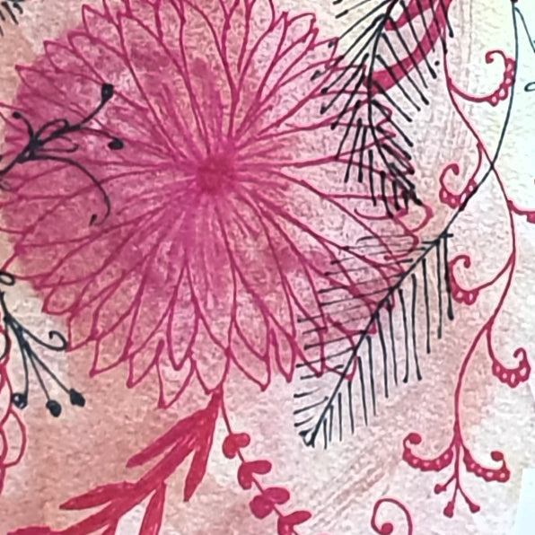 'Springtime Joy No. 3' Modern Floral Wall Art Print