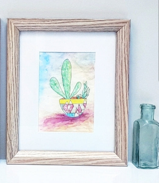 'Cute Cactus No. 1' archival art print