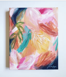 Colourful abstract art by Melbourne artist Jacinta Payne