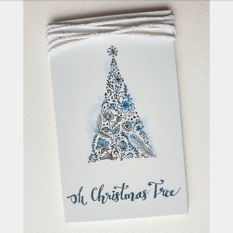 Oh Christmas Tree Gift Tags Set of 5