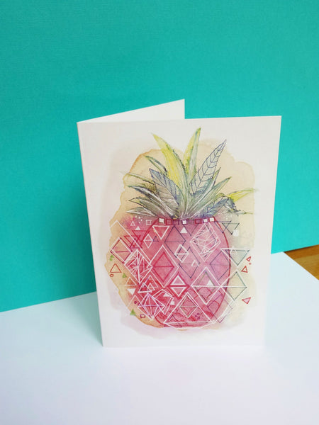 'Pineapple Pop' any occasion greeting card