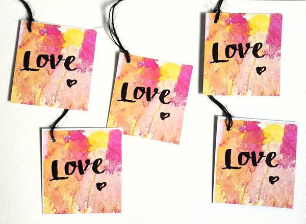 "Love" gift tag set, Perfect for bridesmaid gifts or to celebrate the loved ones in your life!