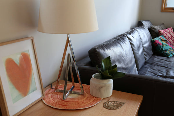 Living Room styling at the Melbourne home of Minnie&Lou founder Jacinta Payne