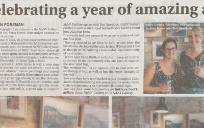 Group exhibition at NaNY Gallery Warrandyte!