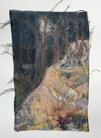 Moon dance mixed media by Jacinta payne