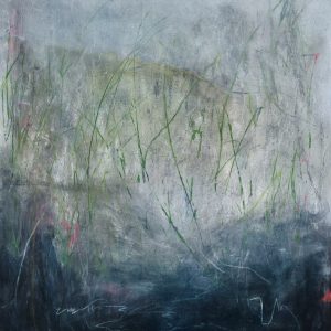 Ethereal abstract landscape by Melbourne artist Jacinta Payne